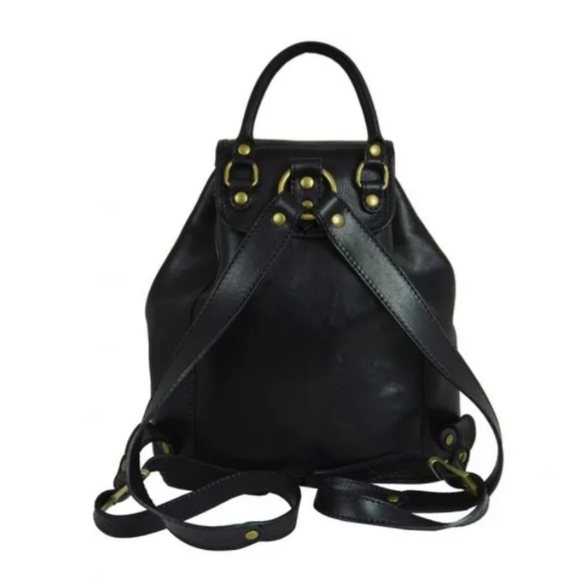 Time Resistance - Womens Leather Backpack - Picture 3 of 5